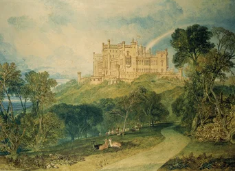 Vista del Castillo de Belvoir, 1816